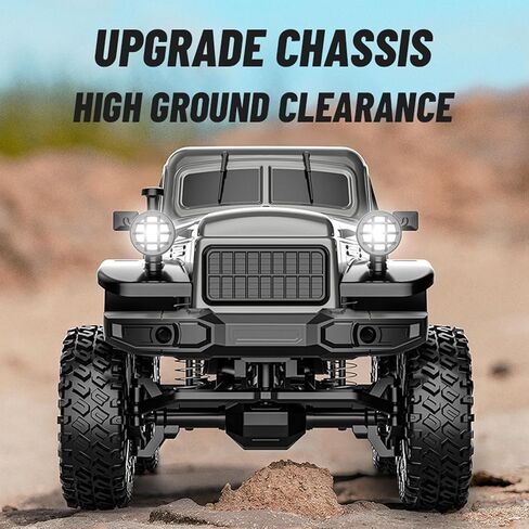 شاحنة بيك آب RC ، C8813 Dodge Pickup ، 1:18 المقياس جميع الزاحف جميع التضاريس عن بعد ، سيارة صخرية على الطرق الوعرة 2.4 جيجا هرتز مع إطار سبيكة ، امتصاص الصدمات ، 45 درجة هدايا لتسلق الأطفال in Kuwait