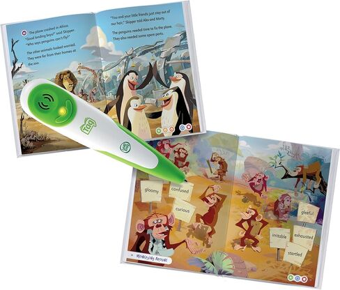 Leapfrog Lepreader & Tag Activity Storybook Madagascar: Escape 2 Africa Air Penguin in Kuwait