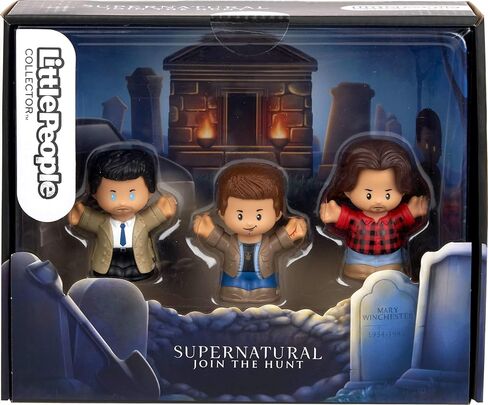 ​Little People Collector Supernatural TV Show Special Edition Set, 3 Figures for Adults & Fans in Display Package in Saudi Arabia