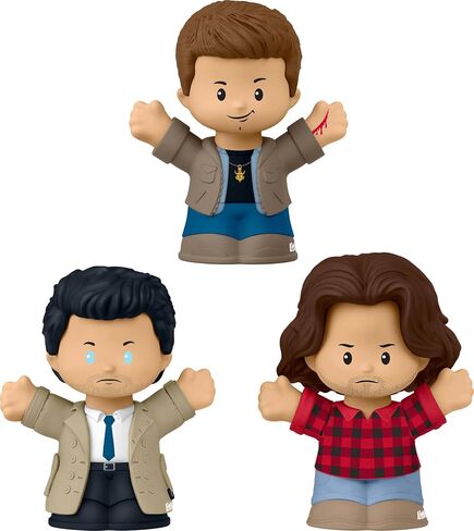 ​Little People Collector Supernatural TV Show Special Edition Set, 3 Figures for Adults & Fans in Display Package in Saudi Arabia