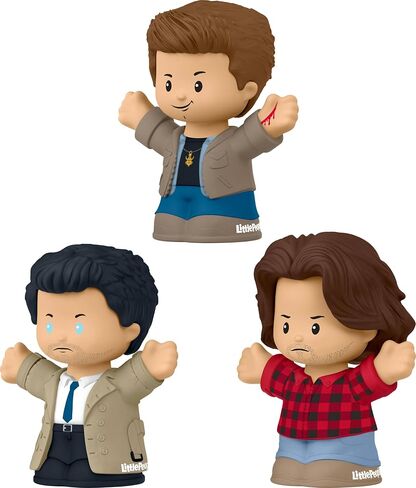 ​Little People Collector Supernatural TV Show Special Edition Set, 3 Figures for Adults & Fans in Display Package in Saudi Arabia