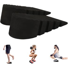 Squat Wedge Block for Heel Elevated Squat, Weightlifting Incline Slant Board Wedge for Squat Exercise Improve Mobility, Balance and Strength Performance