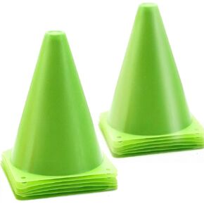 يحتوي مخروط العلامات الأرضية للتدريب الرياضي مقاس 7 بوصة على أربعة ألوان: الأحمر والأصفر والبرتقالي والأخضر. ينطبق على الأنشطة الداخلية والخارجية مثل كرة القدم وكرة السلة والتزلج. in Kuwait