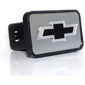 Eurosport Daytona- Compatible with -, Chevrolet Bowtie Euro-Hitch Plug- Stainless Steel Plate Insert