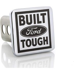 Ford Built Tough Metal Trailer Tow Hitch Cover Plug Emblem