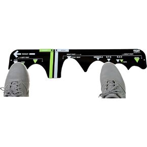 IZZO Golf Sure Stance Ball Position Trainer Right Handed - Golf Training aid Hitting mat to Improve Your Stance, Golf Swing Training aid