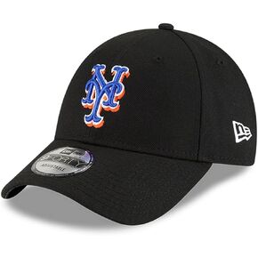 New York Mets The League 9Forty Adjustable Black Alternate Hat