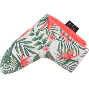 SHABIER Golf Putter Cover Hawaiian Style Design Headcover for Blade Golf Putter Head Cover