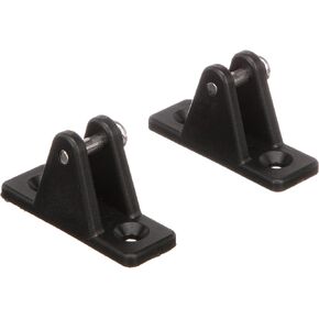 Seachoice Deck Hinge for Bimini Top, Black Nylon, Pack of 2