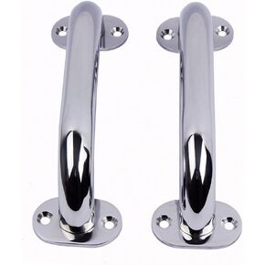 Pair 9 inch Boat Grab bar, Stainless Steel Boat Handles Grab Bars, Adjustable Boat Grab handrails Marine Pull Handles - 2 Pack