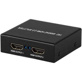 مقسم HDMI، مقسم HDMI 4K60 هرتز، 1 في 4 مخرج، يدعم HDMI2.0، ثلاثي الأبعاد كامل، HDCP2.2، LPCM 7.1CH، وDTS-HD Master Audio (4 منافذ) (SP104K)