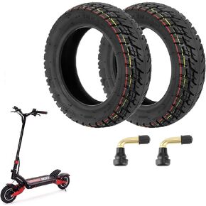 10x3 Off-Road Tires, 10 Inch Tubeless Tires With Valve For Dualtron Zero 10X Electric Scooter Accessories, Rear Wheel Spare Part, Non-Slip (1 Pce)