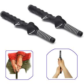 Golf Club Grip Golf Swing Trainer Training Grip,Teaching Right-Handed Practice Aid,Set of 2