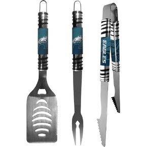NFL Siskiyou Sports Fan Shop Philadelphia Eagles Tailgater BBQ Set 3 piece Team Color