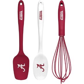 The Sports Vault NCAA Alabama Crimson Tide 3-Piece Kitchen Utensil Set
