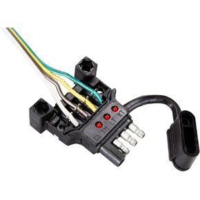 Hopkins Towing Solutions 48192 Endurance Quick Fix Trailer Side 4-Flat Connector, Black