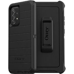 OtterBox Defender Rugged Case for Samsung Galaxy A52 & Galaxy A52 5G (ONLY) Retail Packaging - Black - with Microbial Defense