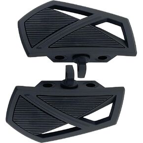 FATECIM Motorcycle Foot Pegs Pedals Rests Motorbike Highway Mini Boards Driver Passenger Mini Floorboards Male Mount for Harley Dyna Fat Bob Touring Road Glide Street Glide Sportster 883 Fat Boy Black