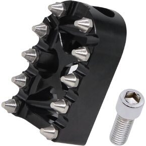 Motorcycle Shifter Peg Shift Lever CNC Billet Foot Pegs Compatible with Harley Davidson Sportster Touring Softail Street Glide Road Dyna(Black)