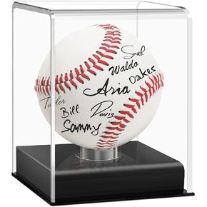 Acrylic Baseball Case for Display - UV Protected Baseball Display Cube, Autographed Baseball Clear Display Case, Baseball Display Case for Memorabilia Baseball (1)