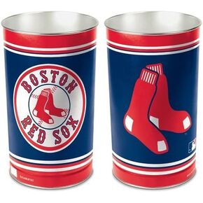 Wincraft MLB Boston Red Sox Tapered Wastebasket, 15"