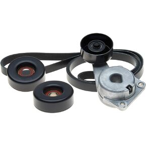 ACDelco Gold ACK061025 Automatic Belt Tensioner and Pulley Kit with Tensioner, Pulleys, and Belt