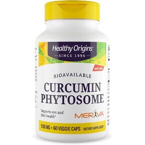 Healthy Origins Curcumin Phytosome (Featuring Meriva SF) 500 mg, 60 Veggie Caps