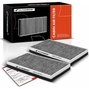 A-Premium Cabin Air Filter with Activated Carbon Compatible with Chevy, GMC & Cadillac Models - Silverado 1500 2500, Suburban, Avalanche, Tahoe, Sierra 1500, Yukon, Escalade - Replace# CF8791A