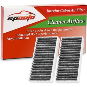 EPAuto CP777 (CF11777) بديل فلتر هواء المقصورة الفاخر يتضمن الكربون المنشط