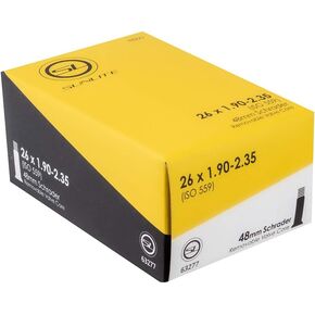Sunlite Schrader Valve Bicycle Tubes, 26 x 1.90-2.35" / 48mm Valve
