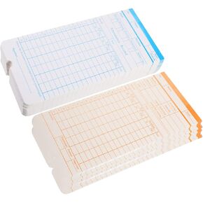 Gadpiparty Time Cards Weekly Employee Time Sheet Weekly Thermal Print Time Cards for Time Clock Attendance Recorder 100 Sheets