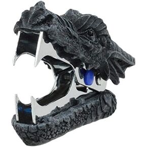 Ebros Medieval Renaissance Fantasy Decor Stationery Smaug Fire Dragon Head Staple Remover 3" Long Desktop Office Accessory Essentials Novelty Collectible Figurine for Fans of Dragons Mythical Beasts