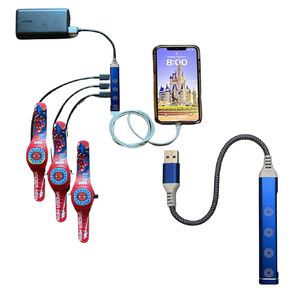 MultiCharger for MagicBand+, MagicBand + & Magic Band Compatible with FuelRod and Other External Battery. Disney World Accessories for Trip to Disneyland or Cruise (USB-A, 1-Pack)