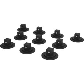 Precision Defined Aluminum Tool Socket Holder Replacement Clips, 1/2-Inch, 10-Pack, Spring Loaded Ball Bearing | Metric or SAE Sockets