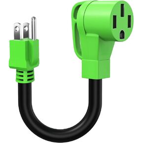 محول قابس شاحن EV من المستوى 1 (ليس لـ RV) سلك محول NEMA 5-15P إلى 14-50R لشاحن Tesla الثقيل 50 أمبير إلى 15 أمبير 110 فولت سلك طاقة شاحن EV in Kuwait