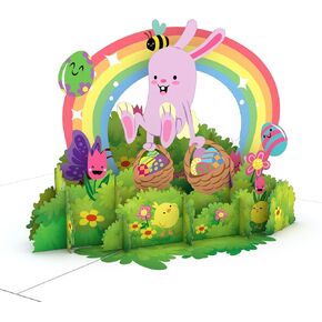 Lovepop Play Happy Easter Pop Up Card - 3D Card, Easter Card, Easter Greeting Card, 3D Easter Cards, Religious Easter Cards, Easter Bunny Card, 3-D Easter Cards, Pop Up Greeting Cards