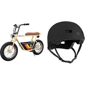 Razor Rambler 16 – 36V Electric Minibike with Retro Style, Up to 15.5 MPH, Up to 11.5 Miles Range, Wide, Rugged 16" Air-Filled Tires, Powerful 350 Watt Hub-Driven Motor