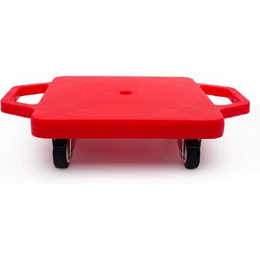 Kids Sitting Scooter Board with Universal Wheels Safety Plastic Scooter for Kids Ages 6-12 Manual Sport Scooters with Handles for Gym Class