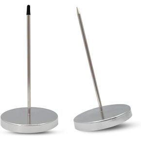 2 Pcs Desk Receipt Holder Spike, Bill Fork Ticket Spike, Restaurant Check Spindle,Memo Holder Spike