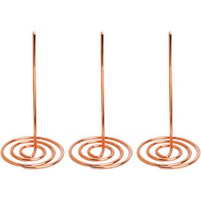 NUOBESTY 3 Pcs Desk Receipt Holder Invoice Bill Fork Receipt Spike Stick Restaurant Check Spindle Straight Rod Paper Memo Holder for Home Office Kitchen Silver