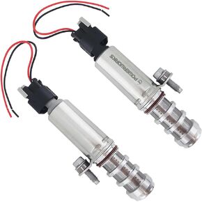 Intake & Exhaust Valve Timing VVT Solenoid Actuator & 2 Pack Connector Compatible with For Chevrolet Equinox Malibu Cobalt，Compatible with For Buick Lacrosse Regal Verano 2.0L 2.2L 2.4L