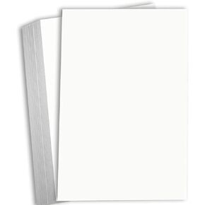 Hamilco Bright White Legal Cardstock Paper 8 1/2" x 14" Card Stock 80lb Cover 25 Pack