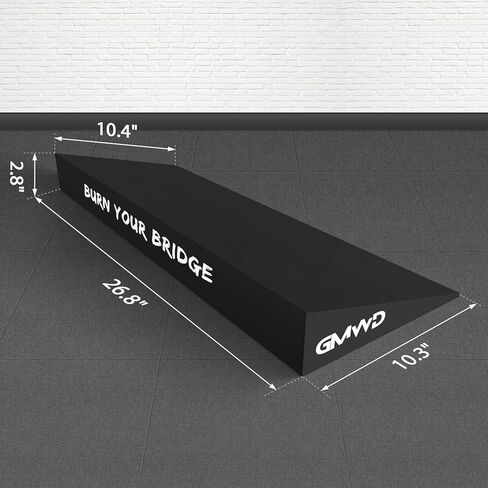 إسفين القرفصاء من GMWD، رفع الكعب المائل للقوة والركبتين فوق أصابع القدم، لوح مائل لتمدد ربلة الساق، كعب عريض متين مرتفع لرفع الأثقال والحركة in Kuwait