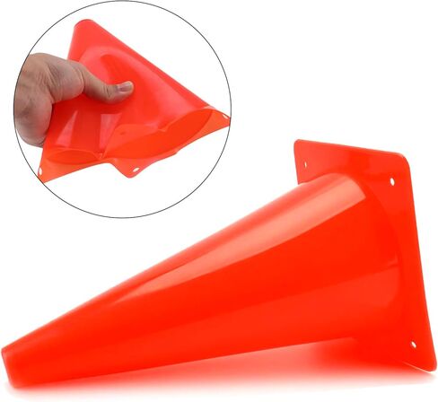 يحتوي مخروط العلامات الأرضية للتدريب الرياضي مقاس 7 بوصة على أربعة ألوان: الأحمر والأصفر والبرتقالي والأخضر. ينطبق على الأنشطة الداخلية والخارجية مثل كرة القدم وكرة السلة والتزلج. in Kuwait