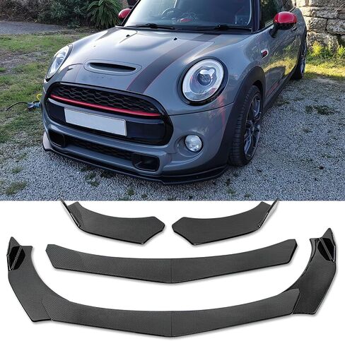 Front Bumper Lip Spoiler, Car Universal Adjustable Spoiler Splitter Diffuser Protector, Compatible with Honda Accord Civic Ford Chevy Honda BMW Toyota Hyundai Kona Volkswagen MK5 MK6 Mazda in Saudi Arabia