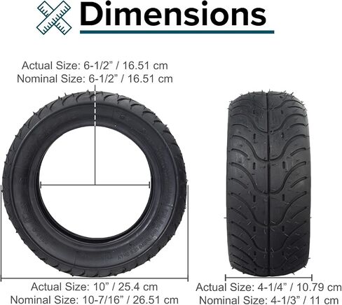AlveyTech 110/50-6.5 Tire for Mini Bikes in Saudi Arabia