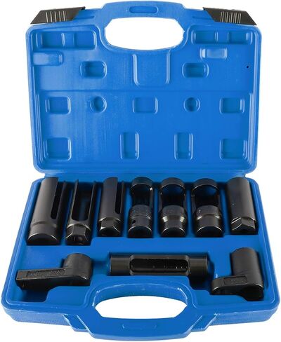 10pcs Sensor Socket Set Sensor Oil Pressure Sending Unit Socket Set 1/2" and 3/8" Square Drive in Saudi Arabia