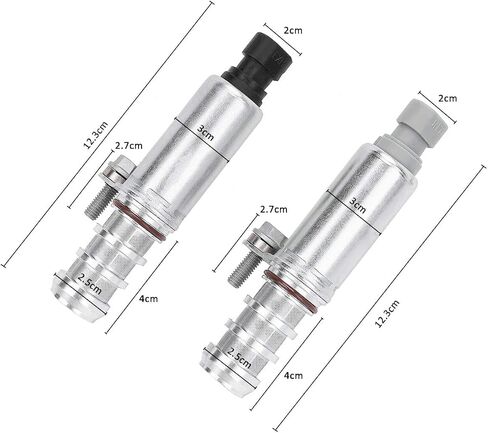 Pair of 2 Intake & Exhaust Camshaft Position Actuator Solenoid Valve for Buick Chevy Captiva Cobalt Equinox HHR Malibu GMC Terrain Pontiac G5 G6 Saturn 2.0L 2.2L 2.4L - Part# 12655420 12655421 in Saudi Arabia