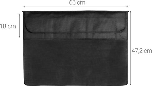 kwmobile Cover Compatible with 27-28" Monitor - with Extra Storage - Meow Cat Grey/Black in Saudi Arabia