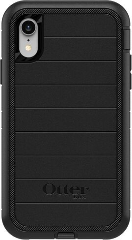 OtterBox DEFENDER SERIES Case & Holster for Apple iPhone XR -Kickstand - Black in Saudi Arabia
